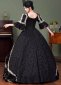Winter 18th Century Ball Gown And Cloak Gothic Costume 2Pcs 4