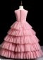 Flower Girl Multilayer Puffy Tulle Pageant Princess First Communion Dresses 2