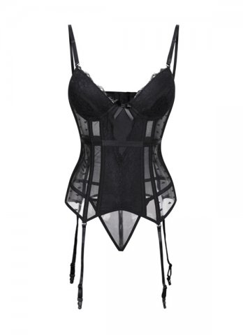 Black Red And Blue Sexy Perspective Lingerie