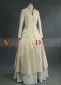 High Quality Victorian Edwardian Downton Abbey Steampunk Titanic Frock Coat Dress Reenactment Costume