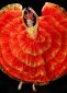 Women Dance Dresses Carnival Party Swing Full Super Wide Skirt for Dance