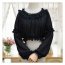Summer White and Black Chiffon Lace Full Sleeve Off the Shoulder Slash Neck Sweet Lolita Blouse Women Tops Shirt