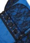 Blue Sexy Deep V neck Short Corset 3