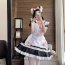 Newest Black Cat Doll Cosplay Maid Dress Cute Japanese Lolita Costume