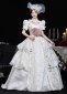 18th Century Southern Belle Floral Princess White Dresses 1