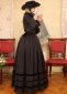 Historical Victorian Antique Ball Gown Edwardian Aristocrat Clothing 2