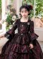 Children 18th Century Ball Gown Vampire Halloween Costume 4