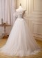 Ivory Tulle Appliques Lace Wedding Dress 2