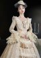 Champagne Masquerade Marie Antoinette Dress 3