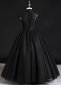 Black High Neck Girls Tulle Beauty Contest Party Dresses 2