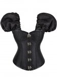 Historical Gothic Victorian Black Corset Tops