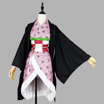Anime Demon Slayer Brother and Sister Kamado Nezuko Halloween Cosplay Anime Costume