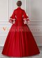 Red Rococo Baroque Princess Wedding Ball Gown Renaissance Historical Victorian Dress 3