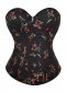 Embroidered Floral Expert Waist Training Overbust Corset