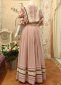 Edwardian Vintage Dress 1910s 1920s Downton Abbey Titanic Tea Garden Cotton Crepe Dress