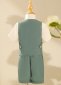 3pcs Sage Green Boys Beach Wedding Shorts Formal Suits 3