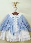 Children Lolita Plaid Birthday Party Dress 4