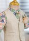 3pcs Boys Textured Formal Beige Suit 2