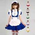 Cute Akihabara Cosplay Costume Anime Maid Dress Japanese Lolita Maid Dresses Waitress Uniform Anime Cosplay Halloween Costume