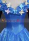 Blue Cinderella Dress Women Princess Cinderella Halloween Dress with Long Tail 3