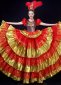 Women Carnival Dance Dresses Holiday Flamenco Group Dress