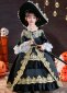 Children Black Fantasy Witch Halloween Cosplay Costume 2
