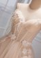 Brides White Tulle Spaghetti Strap Appliquesp Wedding Dress 3