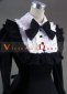 Black Cotton Long Sleeve Gothic Victorian Dress 3