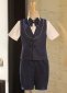 Boys 4Pcs Khaki Suits Blue