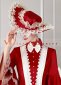 Red Rococo Baroque Princess Wedding Ball Gown Renaissance Historical Victorian Dress 2