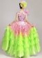Girls Sequin Tulle Tutu Dress For Group Stage Performances 3