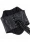 Black PVC Leather Corset Tops 3