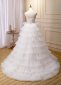 Brides Tulle Cake Corset Wedding Dresses 3