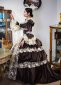 Brown Lace Victorian Dresses Masquerade Corset Party Dresses 2