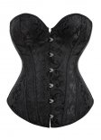 6XL Victoria Bustier Jacquard Sexy Corset Top