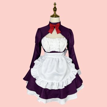 Purple Long Sleeves Sky Violates Cospaly Costume Halloween Maid Cosplay Dress
