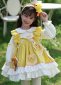Girls Yellow Lolita Dress Anime Cartoon Princess Outfits 4