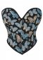 Butterfly Printed Sexy Brocade Overbust Corset