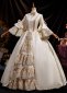 Medieval Vintage Champagne Victorian Dress Ball Gown 2