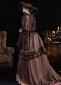 Vintage Brown Edwardian 1900s 1910s Tea Party Victorian Bustle Dress 3