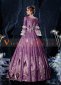Purple Rococo Southern Belle Queen Medieval Victorian Dress Theatre Reenactment Costume 4