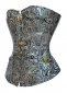 Women Spiral Steel Boned Steampunk Gothic Bustier Corset