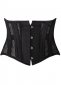 Black Bridal Mesh Fronted Underbust Corset