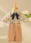 Kids Wedding Party Flower Shirt Shorts Set 1