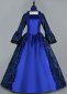 Renaissance Blue Victorian 18th Century Dress Themed Tea Party Gown