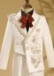 White Fashion Tuxedo Set for Weddings 2