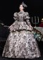 Brocade Floral Victorian Fantasy Dress Venice Carnival Costumes 4