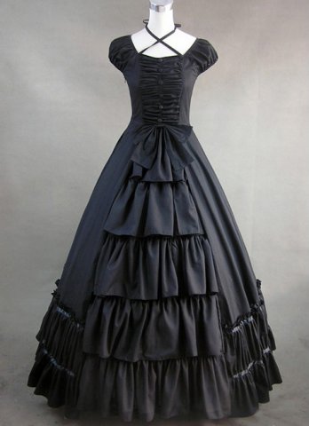 黒ゴシックビクトリア朝様式の服の販売
