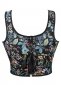 Historically Inspired Printed Overbust Corset Top 1