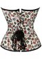 Vintag 1920s Printed Overbust Corset 1